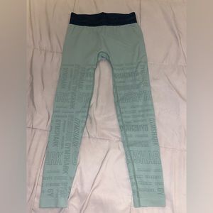 GYMSHARK green leggings